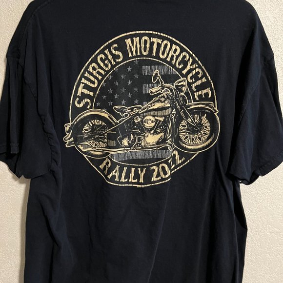 Sturgis 2022 Black T-Shirt - Picture 2 of 2
